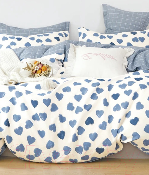 Изображение товара Комплект постельного белья GoodNight Сатин Делюкс 336 дуэт / 263145 50x70, с компаньоном