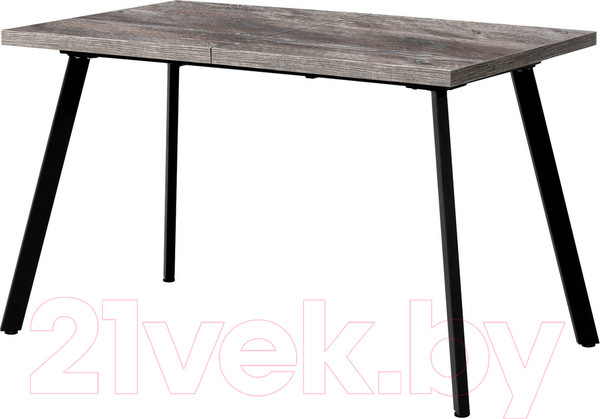 Изображение товара Обеденный стол Millwood Ванкувер 120-152x70x75 (сосна пасадена/металл черный)