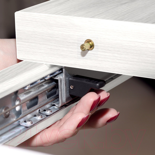 Изображение товара Обеденный стол Millwood Ванкувер 120-152x70x75 (дуб белый Craft/металл белый)