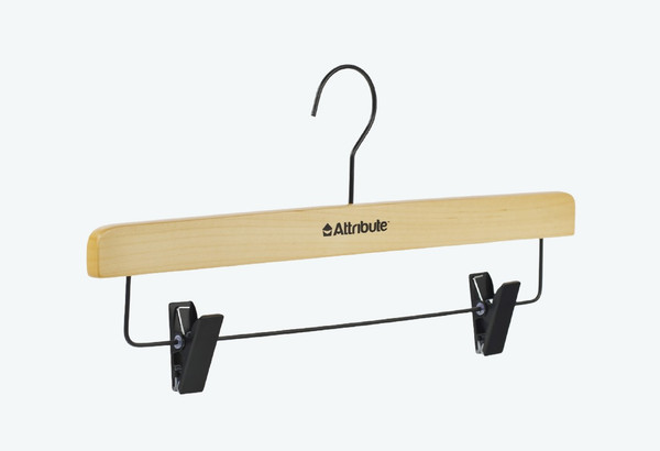 Изображение товара Деревянная вешалка-плечики Attribute Contrast AHK005