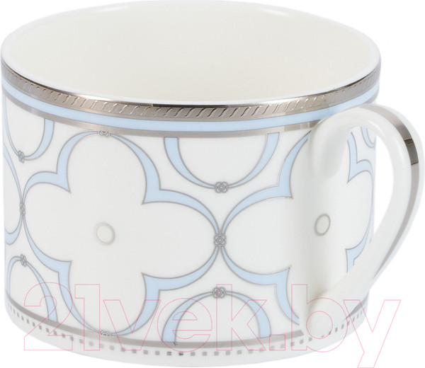 Изображение товара Чашка с блюдцем Gipfel Patricia 42856 (белый/голубой)