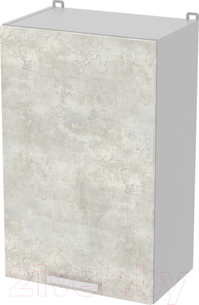 Изображение товара Шкаф навесной для кухни Интерлиния Компо ВШ45-720-1дв (бетон лайт)