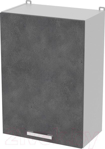 Изображение товара Шкаф навесной для кухни Интерлиния Компо ВШ50-720-1дв (бетон портленд)
