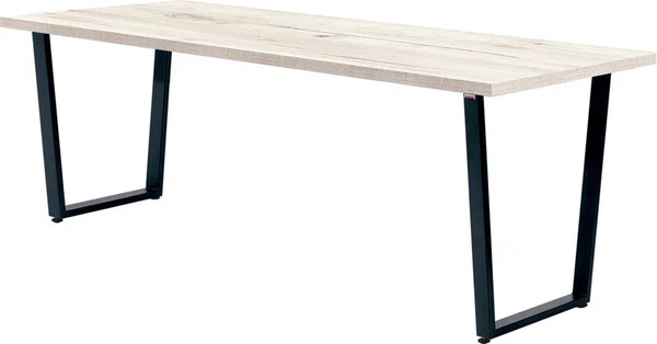 Изображение товара Обеденный стол Millwood Лофт Уэльс 180x80x75 (дуб белый Craft/металл черный)