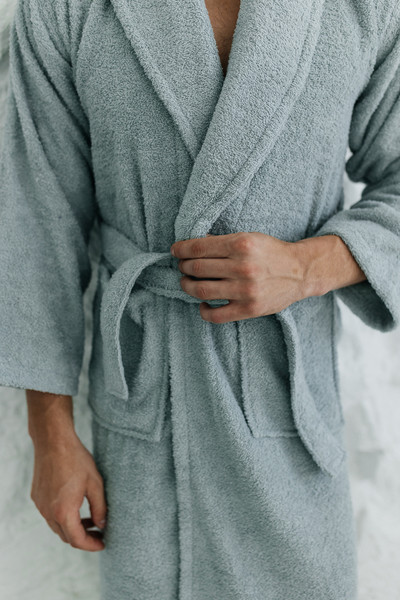 Изображение товара Халат Minteks Махровый / ТВ03-9 (р.46, мятный)