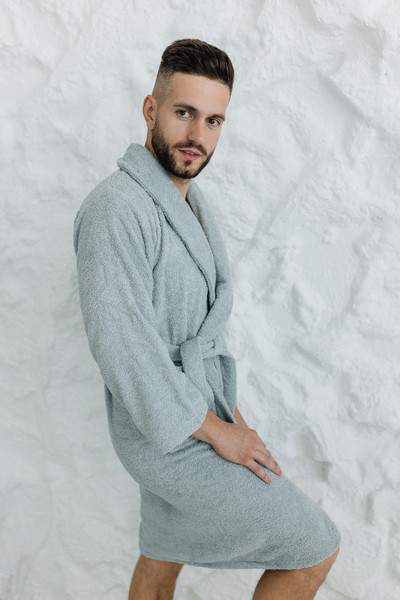 Изображение товара Халат Minteks Махровый / ТВ03-9 (р.46, мятный)