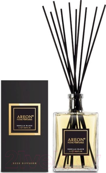 Изображение товара Аромадиффузор Areon Home Premium Sticks Vanilla Black / ARE-PSO03 (1л)
