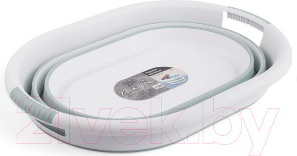 Изображение товара Корзина для белья Hobby Life Magic HL081065G (зеленый)