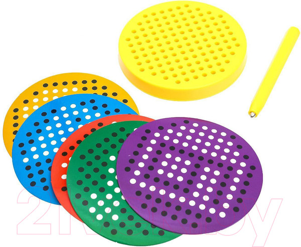 Изображение товара Планшет магнитный Эврики Магнитное рисование 380-11A / 6774786 (желтый)