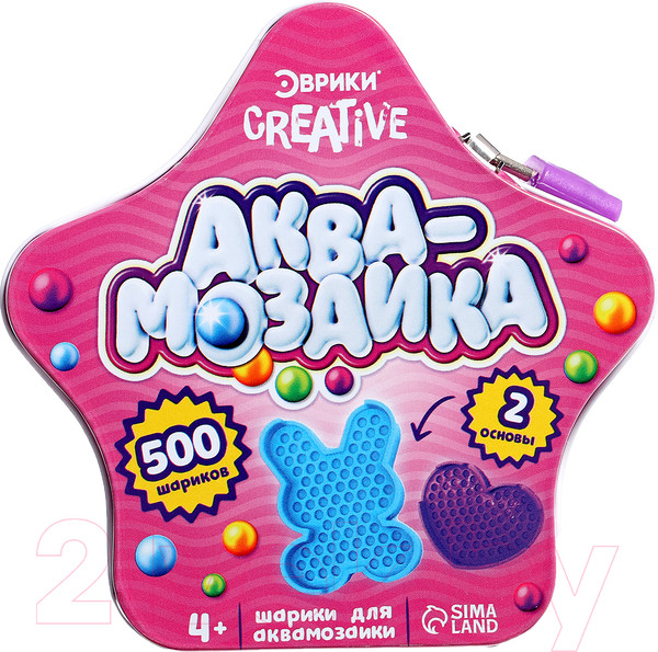 Изображение товара Развивающая игра Эврики Аквамозаика. Набор шариков. Звезда / 9879302