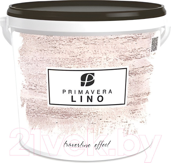 Изображение товара Штукатурка готовая декоративная Primavera Lino 0.2 (1л, белый)