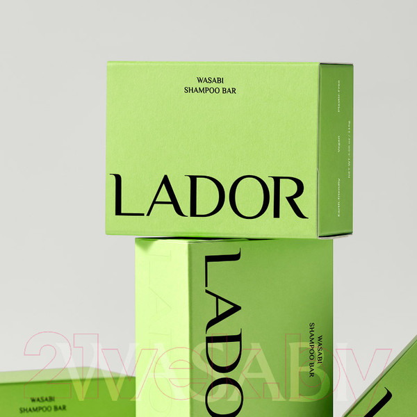 Изображение товара Твердый шампунь для волос La'dor Wasabi Shampoo Bar Органический (115г)