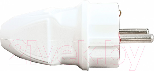 Изображение товара Вилка штепсельная AY-KA Сапфир 77 135 00 (белый)