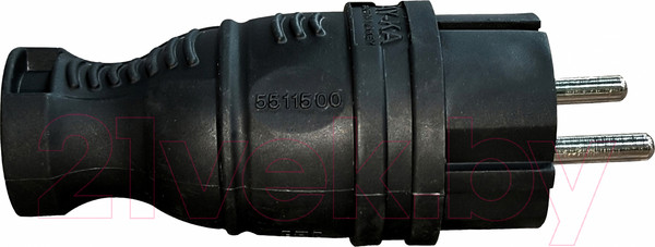 Изображение товара Вилка штепсельная AY-KA 55 115 00 (черный)