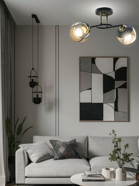 Изображение товара Потолочный светильник Aitin-Pro НПБ 02-2x60-101 / A3615/2 (черный/золото)