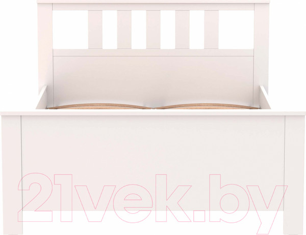 Изображение товара Полуторная кровать Mio Tesoro Сага 140x200 2.08.04.060.1 (белый)