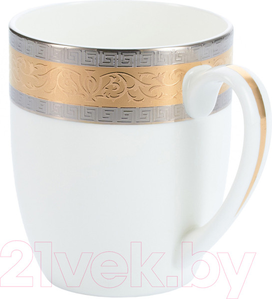 Изображение товара Набор кружек Gipfel Hermes 41479 (2шт, белый)