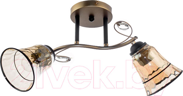 Изображение товара Потолочный светильник Aitin-Pro НПБ 02-2x60-101 / DA5097/2C (золото/черный)