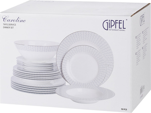 Изображение товара Набор тарелок Gipfel Caroline 42930 (19пр)