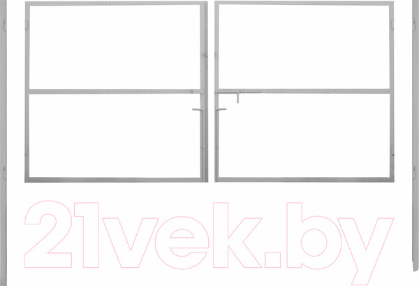 Изображение товара Каркас для ворот Белзабор Наружное открытие 4x2м