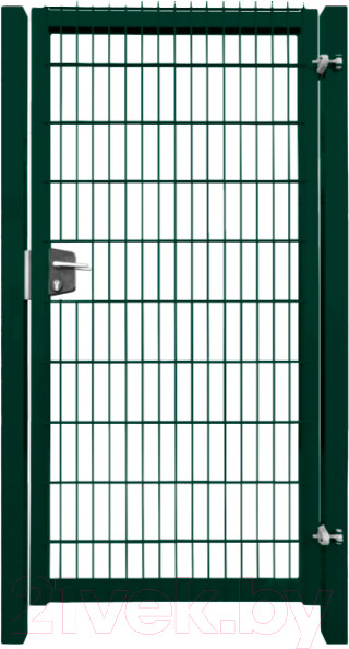 Изображение товара Каркас для калитки Белзабор С врезным замком 0.98x1.53м с 3Д (ПП 6005, левые петли)