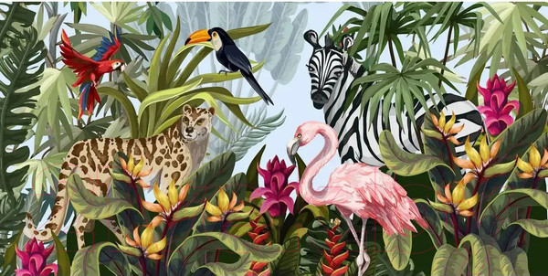 Изображение товара Фотообои листовые Citydecor Животные и Птицы 4 (300x150см)