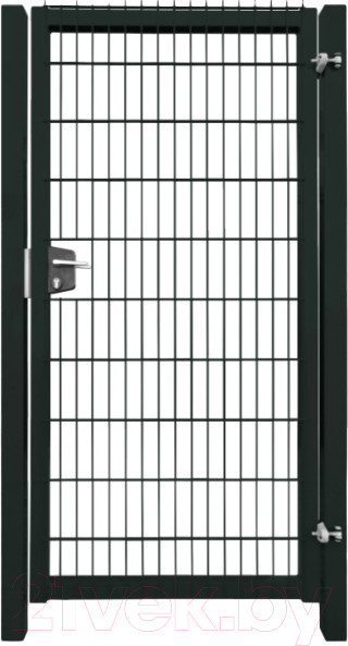 Изображение товара Каркас для калитки Белзабор С врезным замком 0.98x1.53м с 3Д (ПП 7016, левые петли)