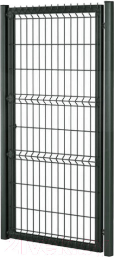 Изображение товара Каркас для калитки Белзабор Под навесной замок 0.98x1.53м с 3Д (ПП 7016, правые петли)