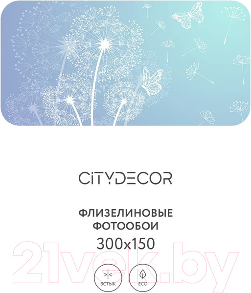 Изображение товара Фотообои листовые Citydecor Невесомость 2 (300x150см)