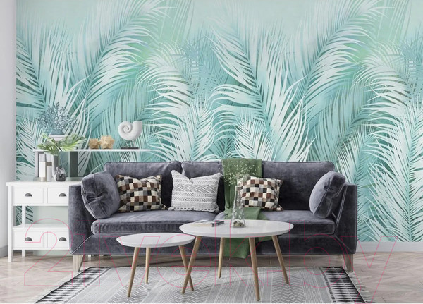 Изображение товара Фотообои листовые Citydecor Пальмовые листья Air 65 (300x150см)