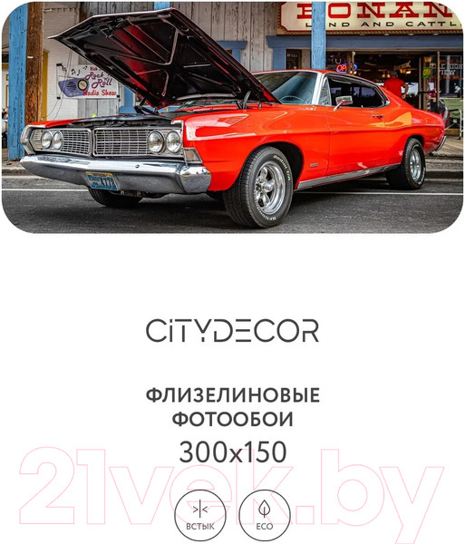 Изображение товара Фотообои листовые Citydecor Транспорт 149 (300x150см)
