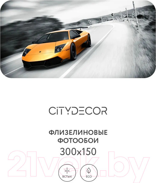 Изображение товара Фотообои листовые Citydecor Транспорт 28 (300x150см)