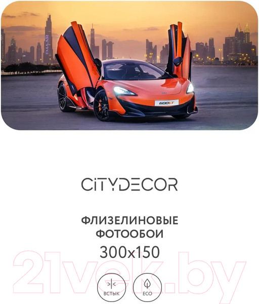 Изображение товара Фотообои листовые Citydecor Транспорт 5 (300x150см)