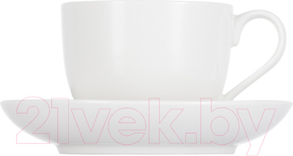 Изображение товара Чашка с блюдцем Gipfel Blanche 51035 (белый)
