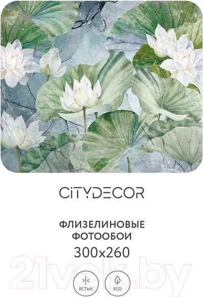 Изображение товара Фотообои листовые Citydecor Blossom 26 (300x260см)
