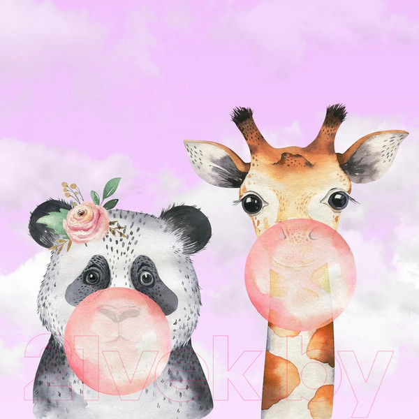 Изображение товара Фотообои листовые Citydecor Bubble Gum 7 (300x260см)