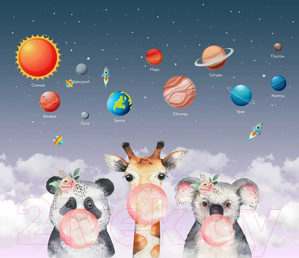 Изображение товара Фотообои листовые Citydecor Bubble Gum 8 (300x260см)