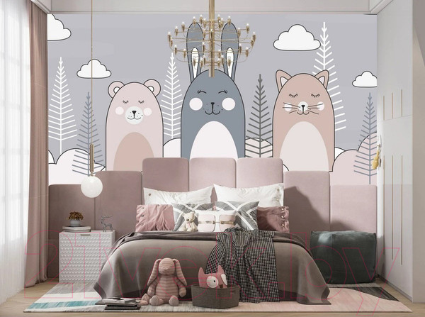 Изображение товара Фотообои листовые Citydecor Cute&Lovely 10 (300x260см)