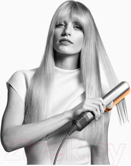 Изображение товара Выпрямитель для волос Dyson Airstrait HT01 c переходником (никель/медный)