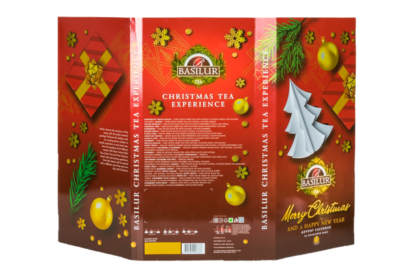 Изображение товара Чай пакетированный Basilur Рождественский адвент-календарь Ассорти Том I (24пак)