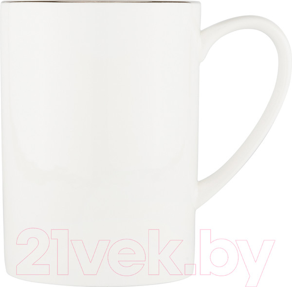 Изображение товара Набор кружек Gipfel Platinum 51538 (2шт, белый/серебристый)