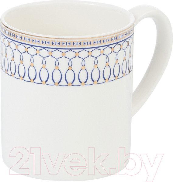 Изображение товара Набор кружек Gipfel Orpheus 51558 (2шт, белый/синий)