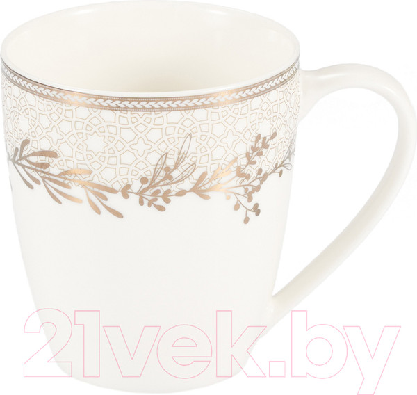 Изображение товара Набор кружек Gipfel Charlotte 51567 (2шт, белый/красный)