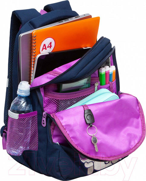 Изображение товара Школьный рюкзак Grizzly RG-460-3 (синий)