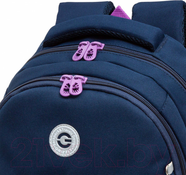 Изображение товара Школьный рюкзак Grizzly RG-460-3 (синий)