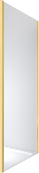 Изображение товара Душевая стенка BelBagno LUCE-90-FIX-C-ORO