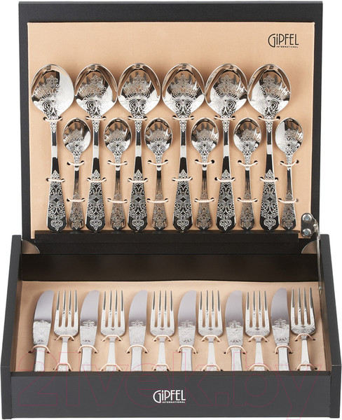 Изображение товара Набор столовых приборов Gipfel Antique 51402 (24пр)