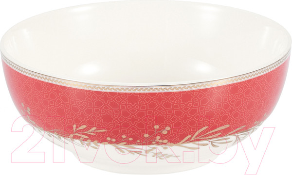 Изображение товара Набор салатников Gipfel Charlotte 51562 (4шт, белый/красный)