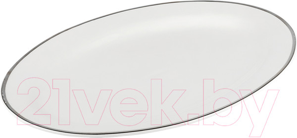 Изображение товара Блюдо Gipfel Astoria 51649 (белый/серебристый)