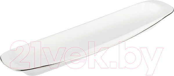 Изображение товара Блюдо Gipfel Astoria 51653 (белый/серебристый)